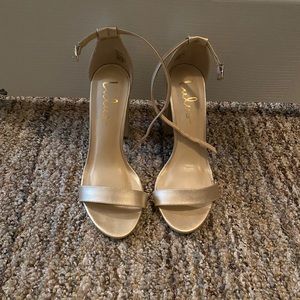 Matte Gold High Heels